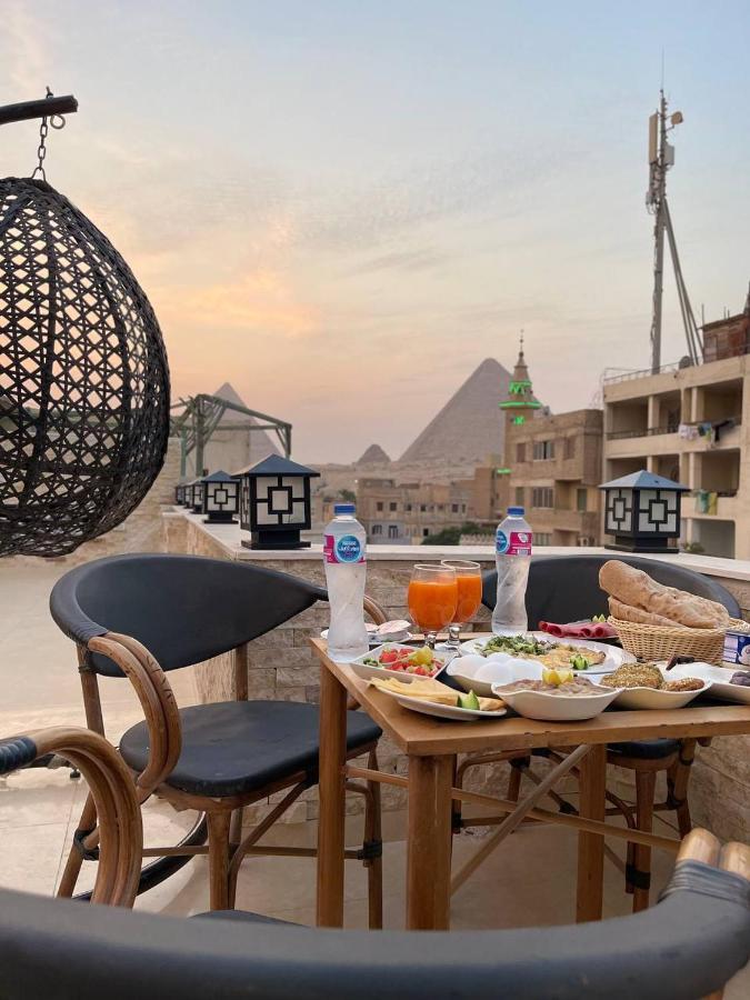 Locanda Pyramids Hotel Kafrat al Jabal Bagian luar foto