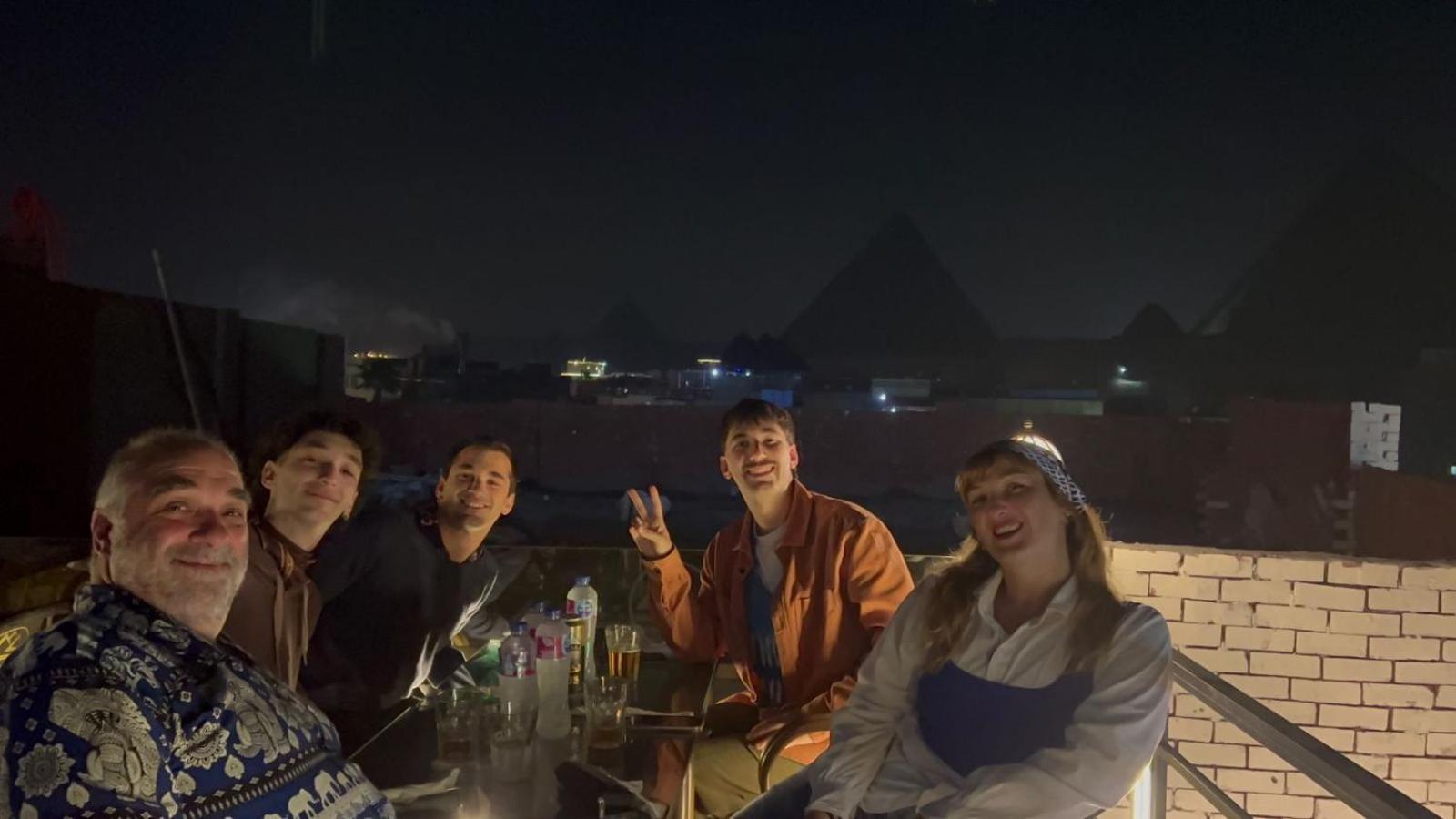 Locanda Pyramids Hotel Kafrat al Jabal Bagian luar foto