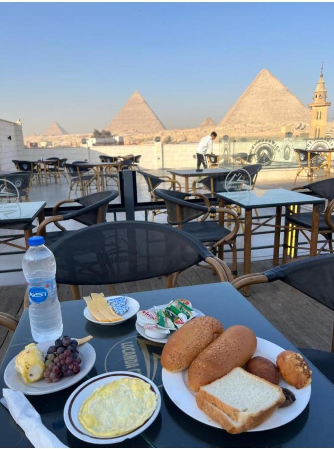 Locanda Pyramids Hotel Kafrat al Jabal Bagian luar foto